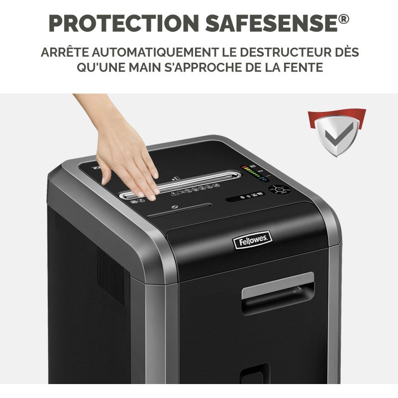 Destructeur Fellowes 225i - coupe fibre
