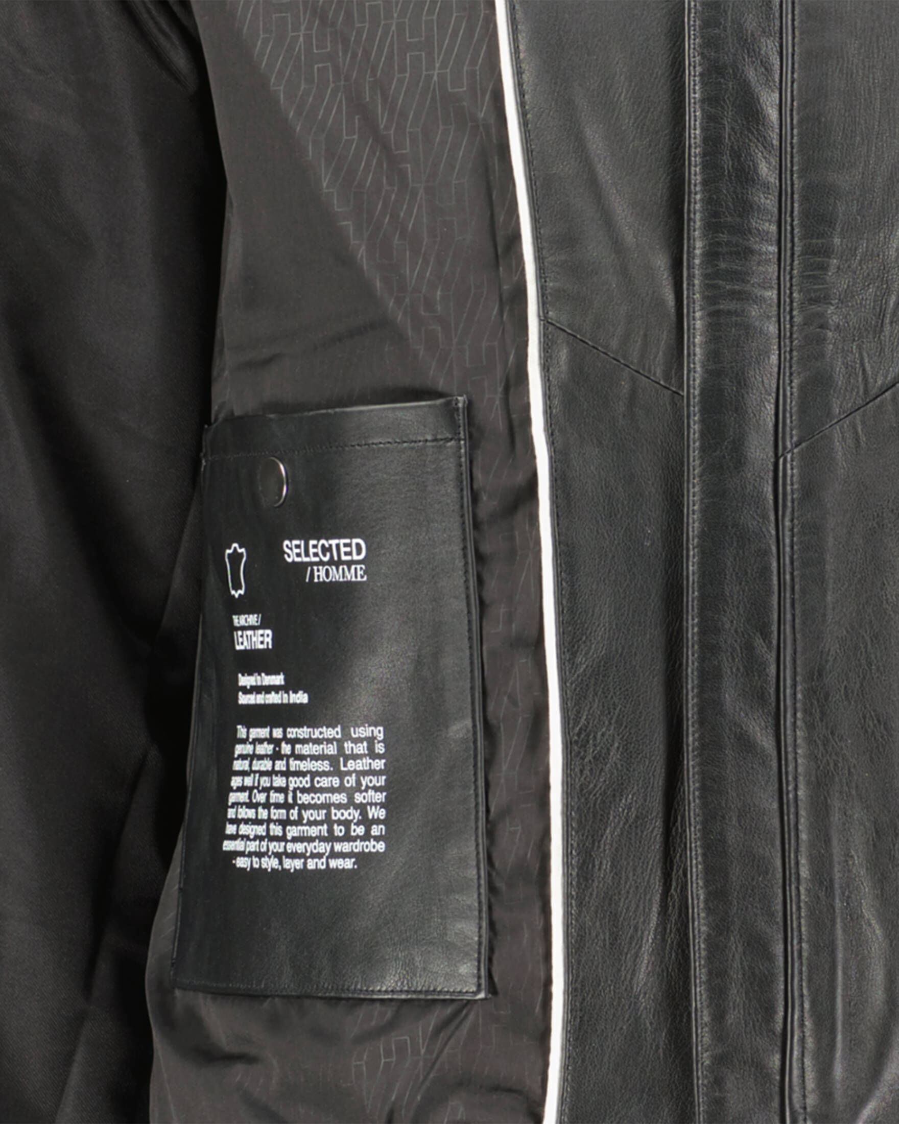 Selected Homme| Herren Lederjacke