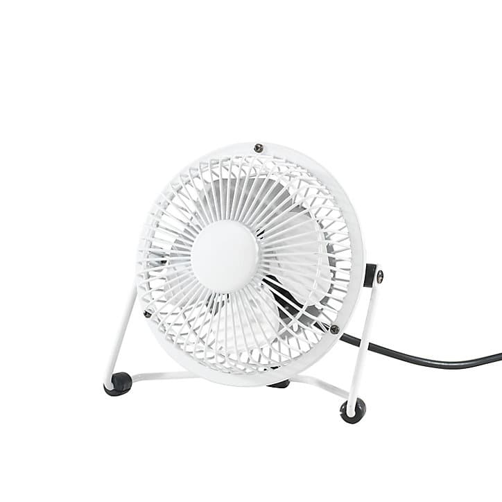 Mini ventilateur USB TX-401D-U blanc ø10 cm, 4W