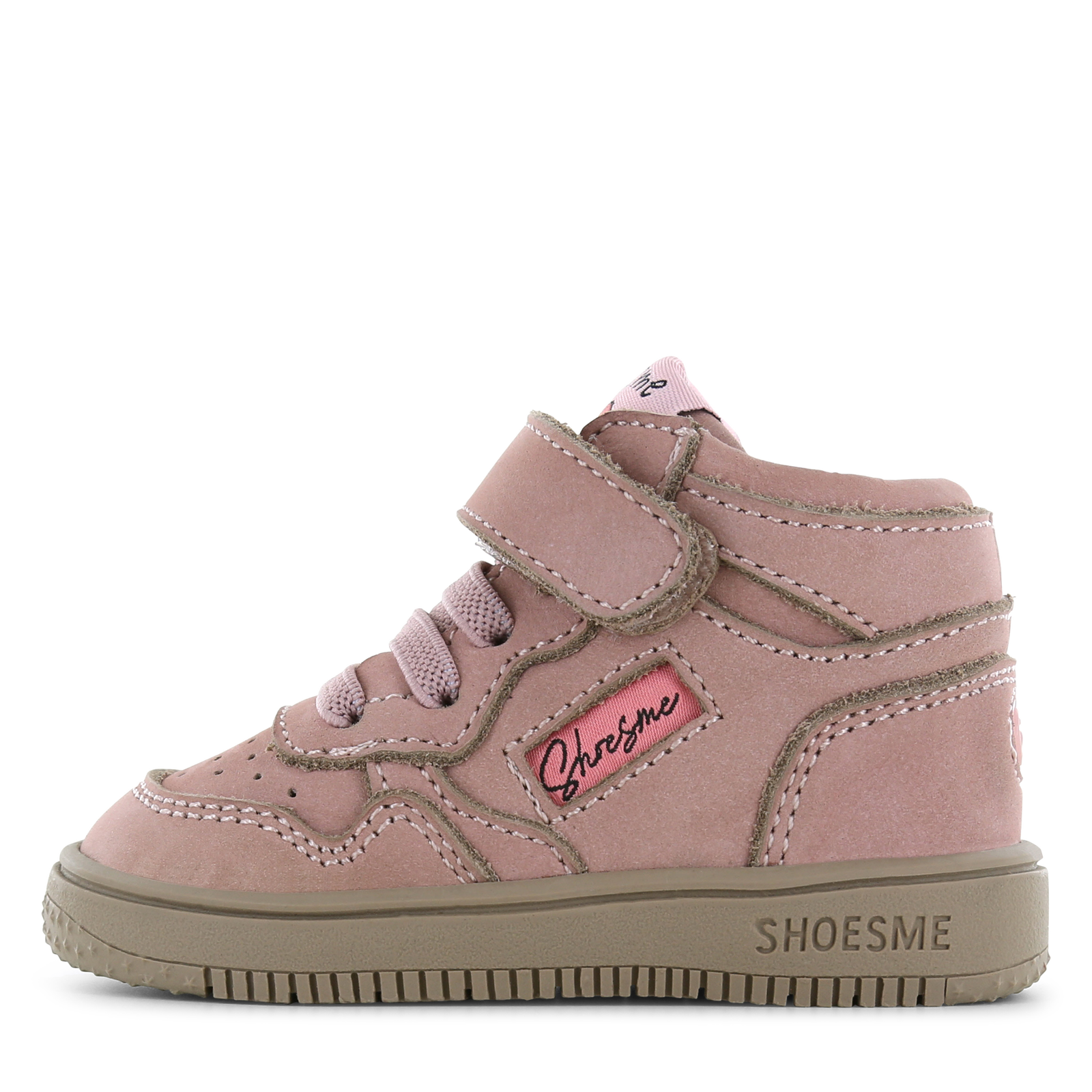Shoesme roze basket sneakertje Nubuck | Meisjes schoenen