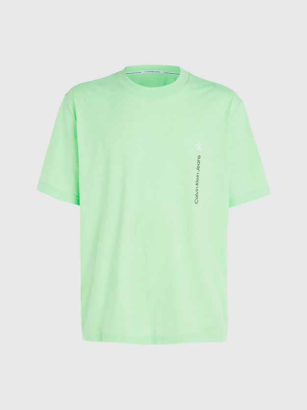 Camiseta oversized em mistura de algodão