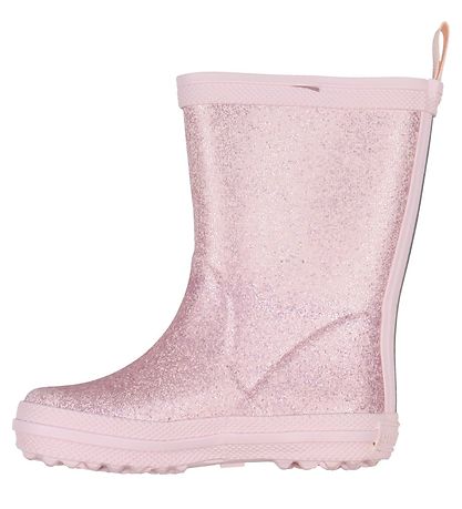 Bundgaard GummiStøvler - Charly High - Rose Sparkle