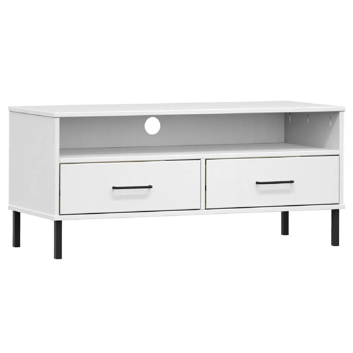 vidaXL Meuble TV - Blanc
