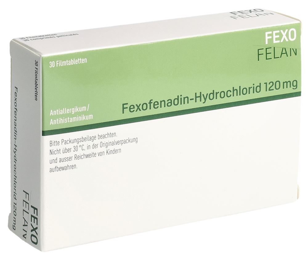 FEXOFELAN Filmtabl 120 mg Blist 30 Stk