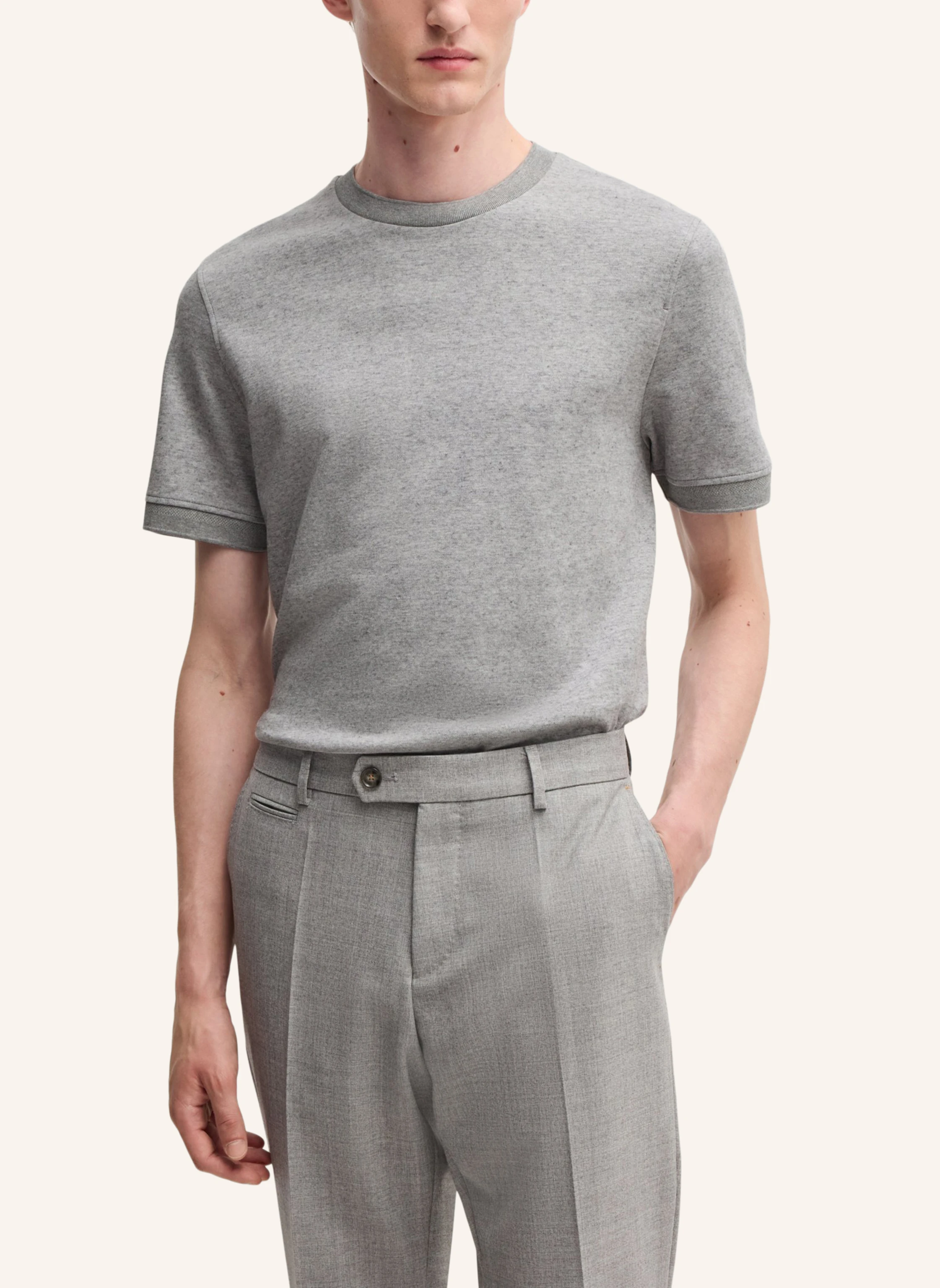 BOSS T-Shirt L-TESAR 101 Regular Fit