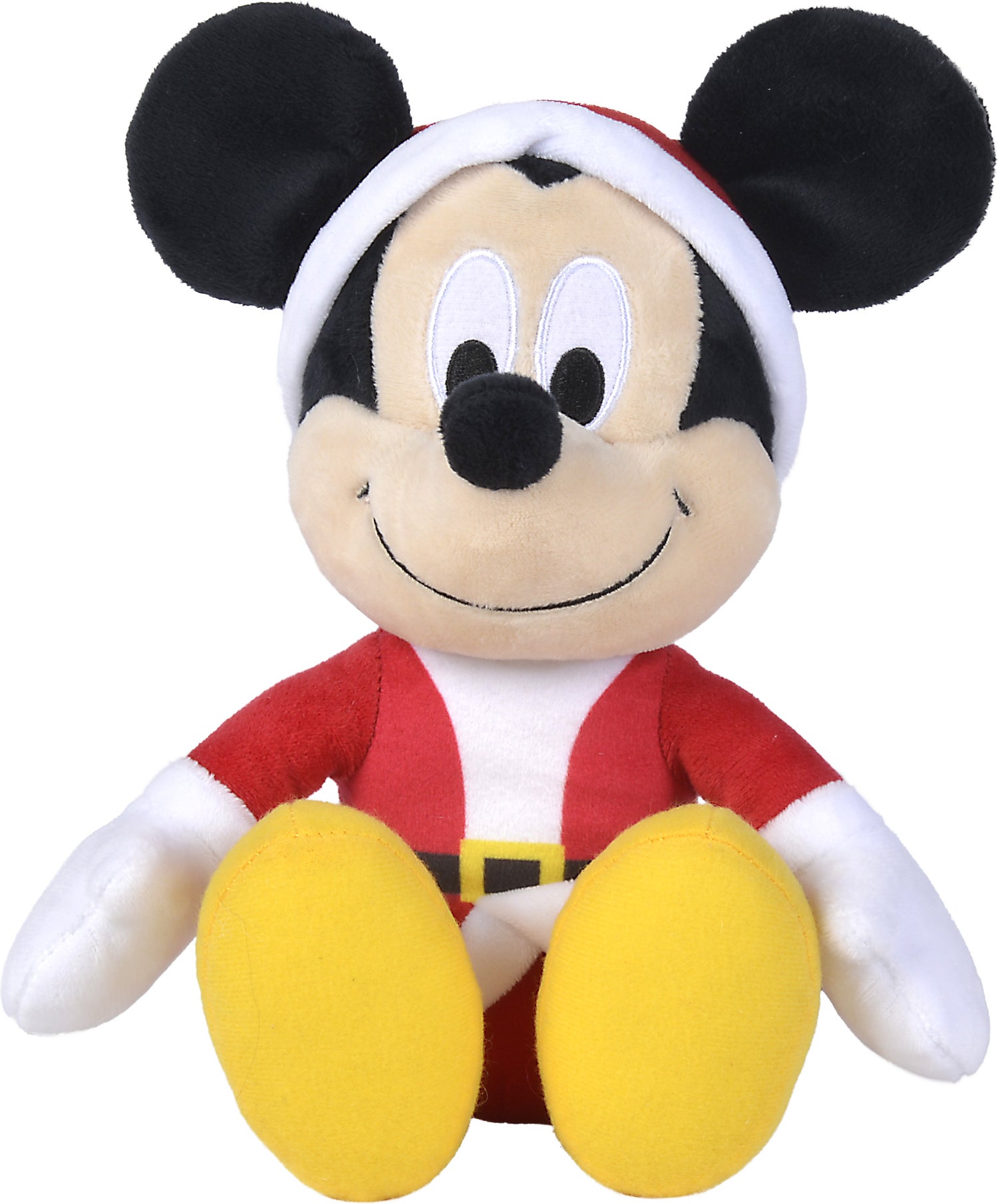 Disney knuffel Mickey Kerstmis rood / wit7 x 8 x 25 cm
