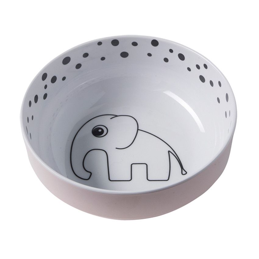 Bol Happy Dots - Rose - Ecru