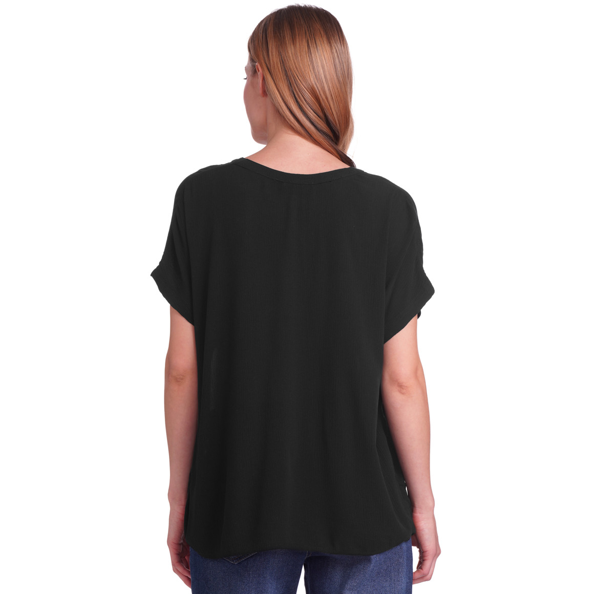 Gina Benotti Damen Bluse aus Viskose schwarz