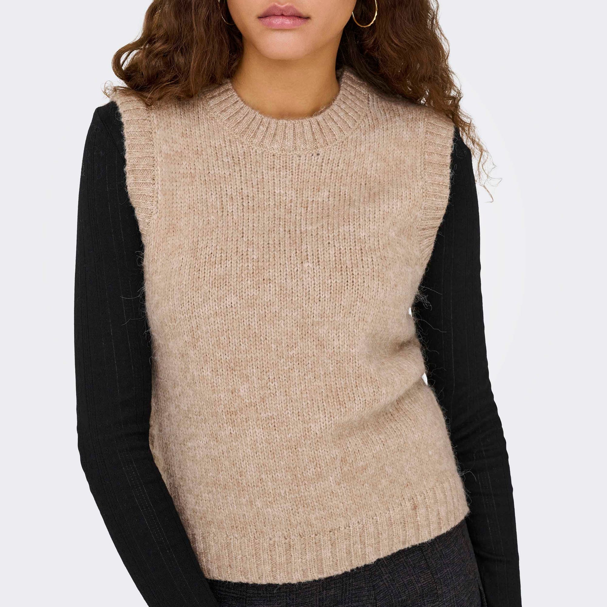 Gilet Femme beige