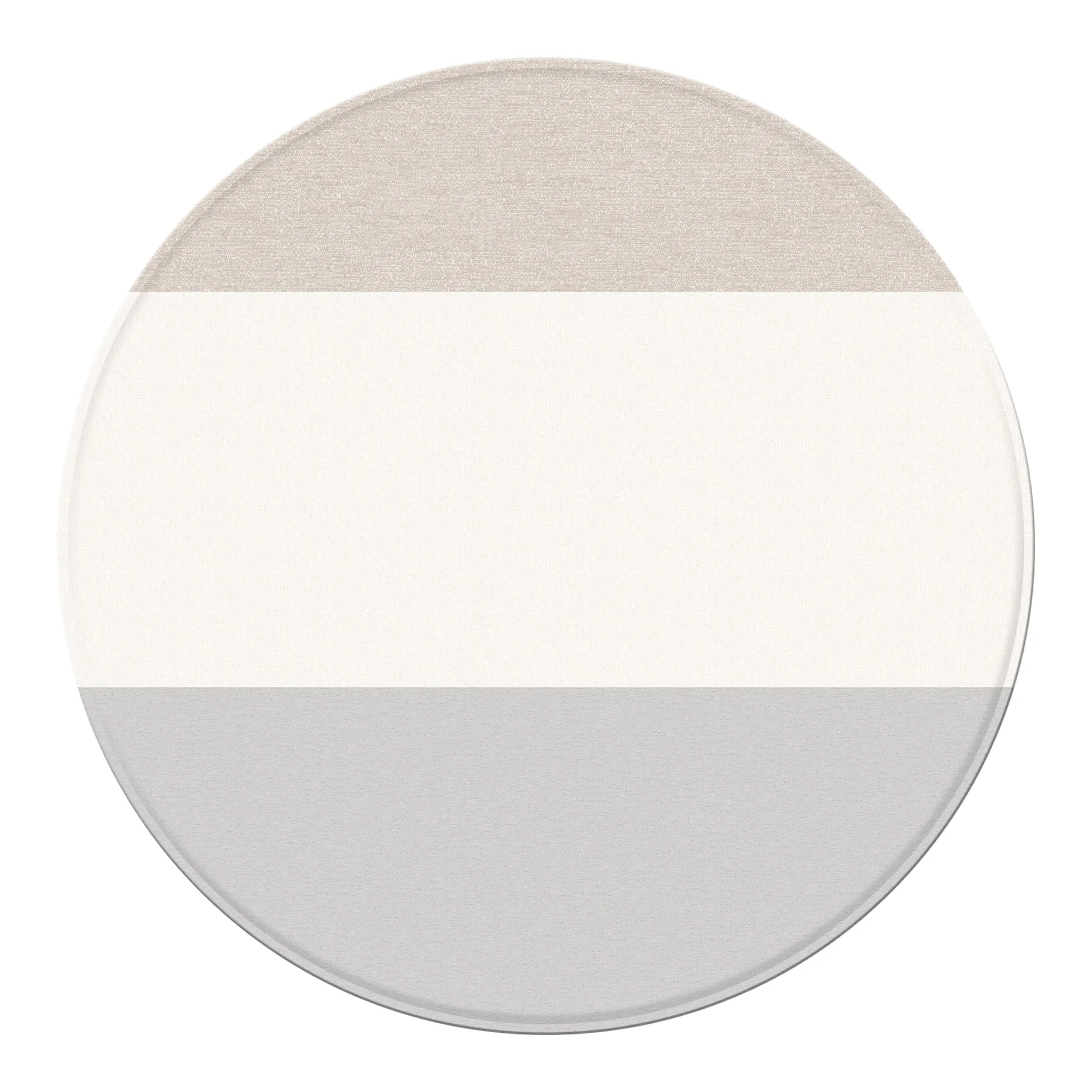 Parklon Tapis de Jeux Réversible Rond - Chevrons  Macaron