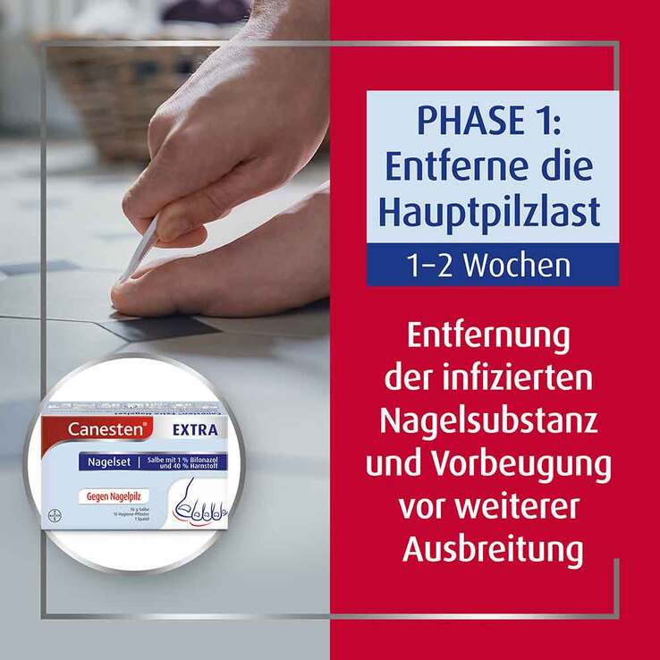 Canesten EXTRA Nagelset zur Behandlung von Nagelpilz, 2x1 St