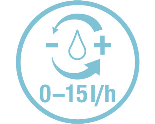 GARDENA Micro-Drip-System regelbare in-line druppelaar 0–15 l/u 10 st.
