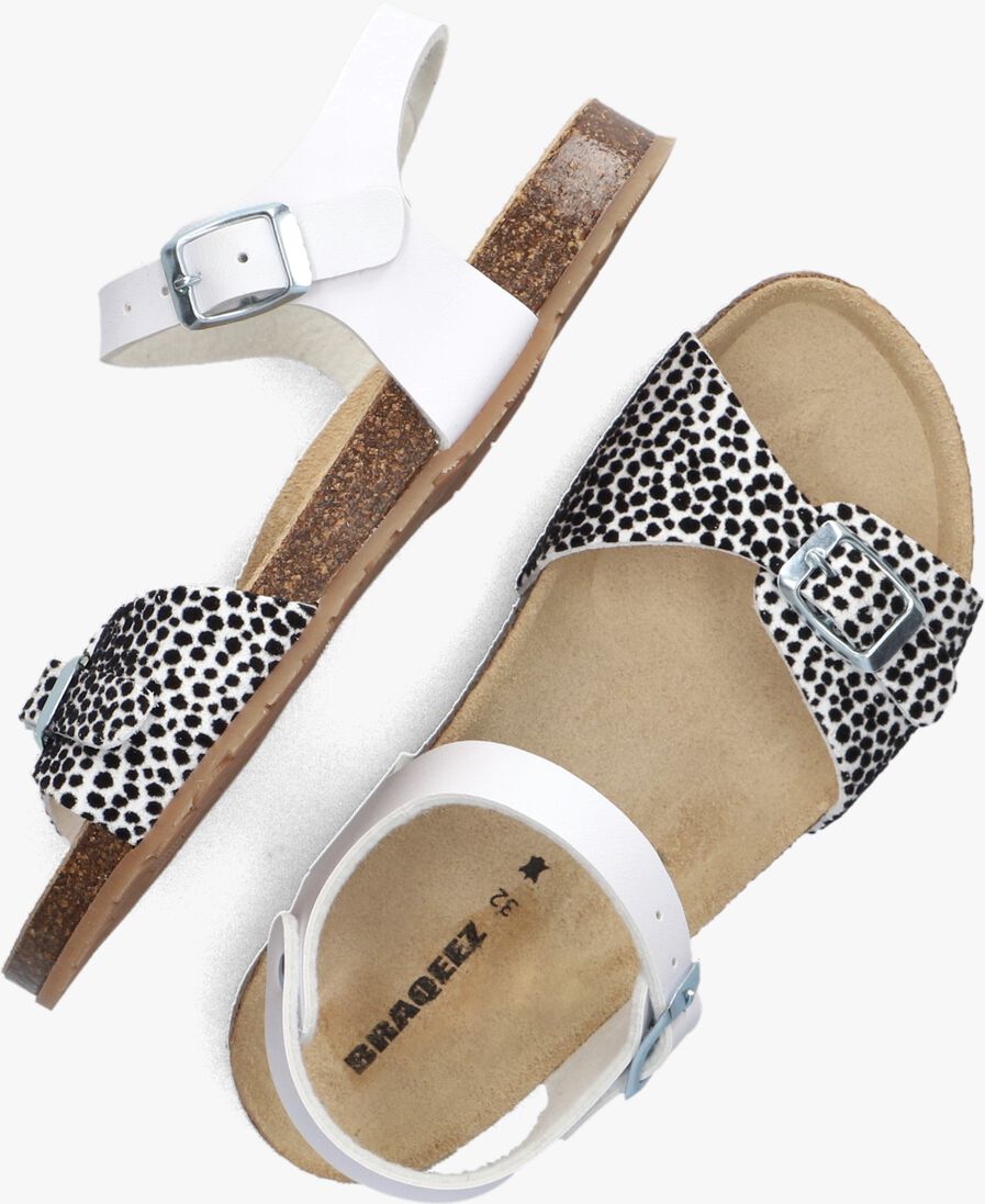 BRAQEEZ witte braqeez sandalen sally spain