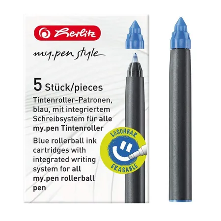Herlitz Tintenroller Patronen 5er My Pen