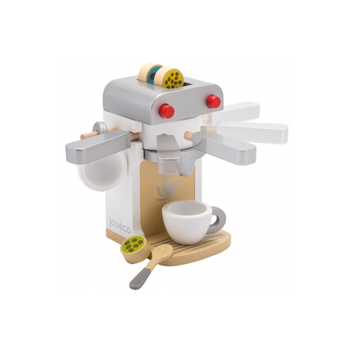 Johntoy Joueco Deluxe Kaffeemaschine Holz