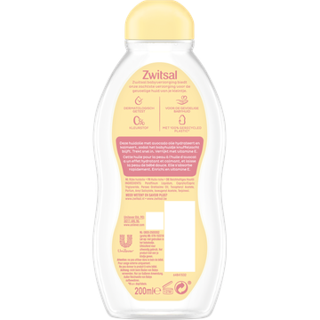Zwitsal Rijke Huidolie Baby 200 ml