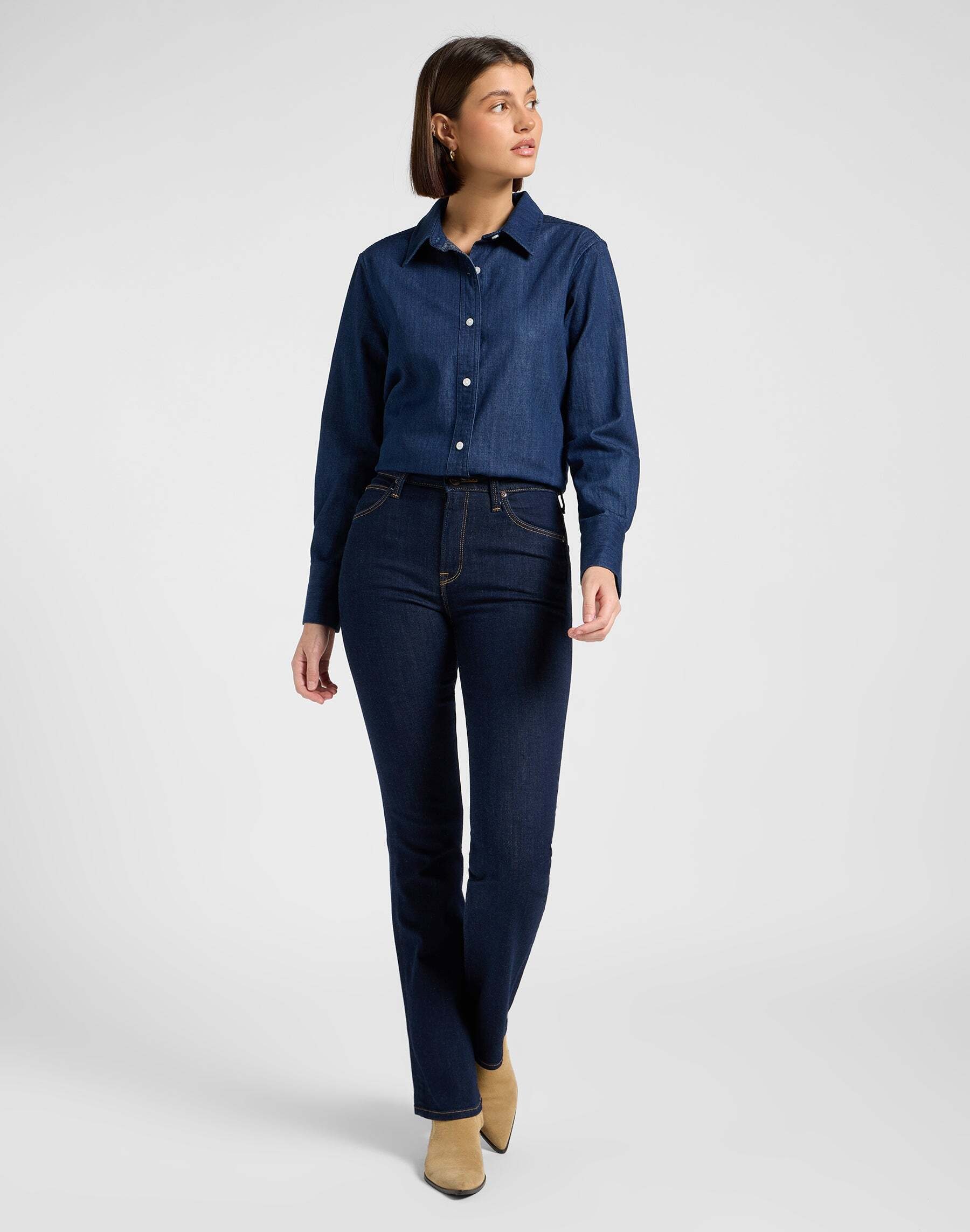 Lee® Jeansbluse »Lee Jeanshemd Classic Shirt«