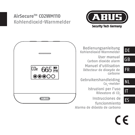 ABUS Airsecure CO2 detektor CO2WM110