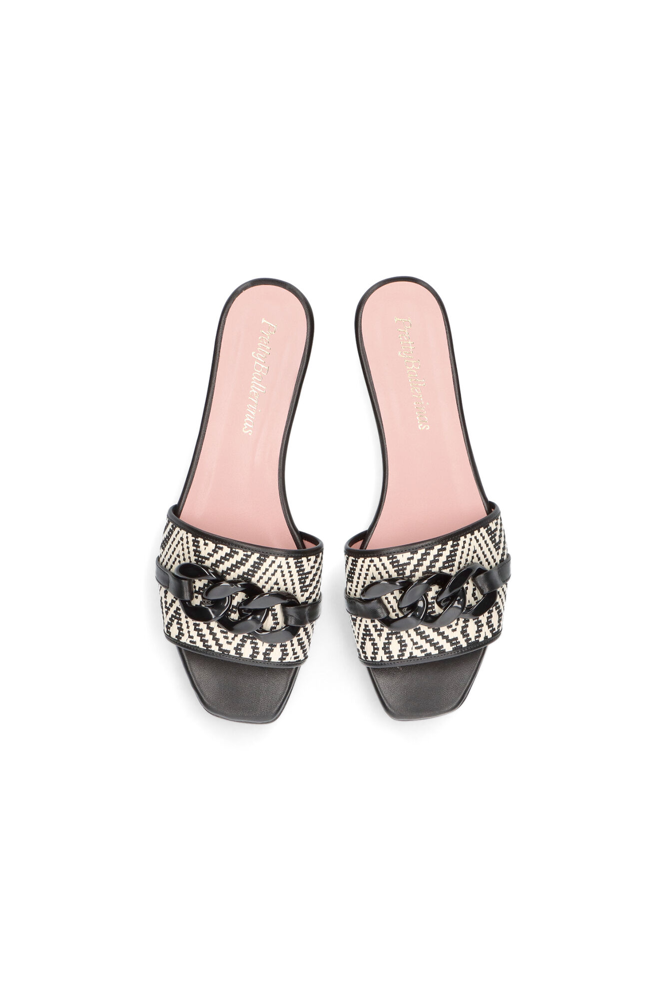 Sandalia Isla tipo pala - Estampado branco