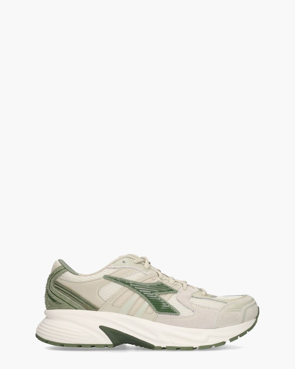 Diadora Sport Mythos Star Beige/Groen Herensneakers