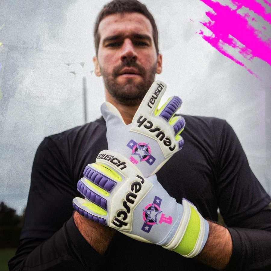Reusch Gants de Gardien Legacy Pro Am Gold X - Blanc/Violet