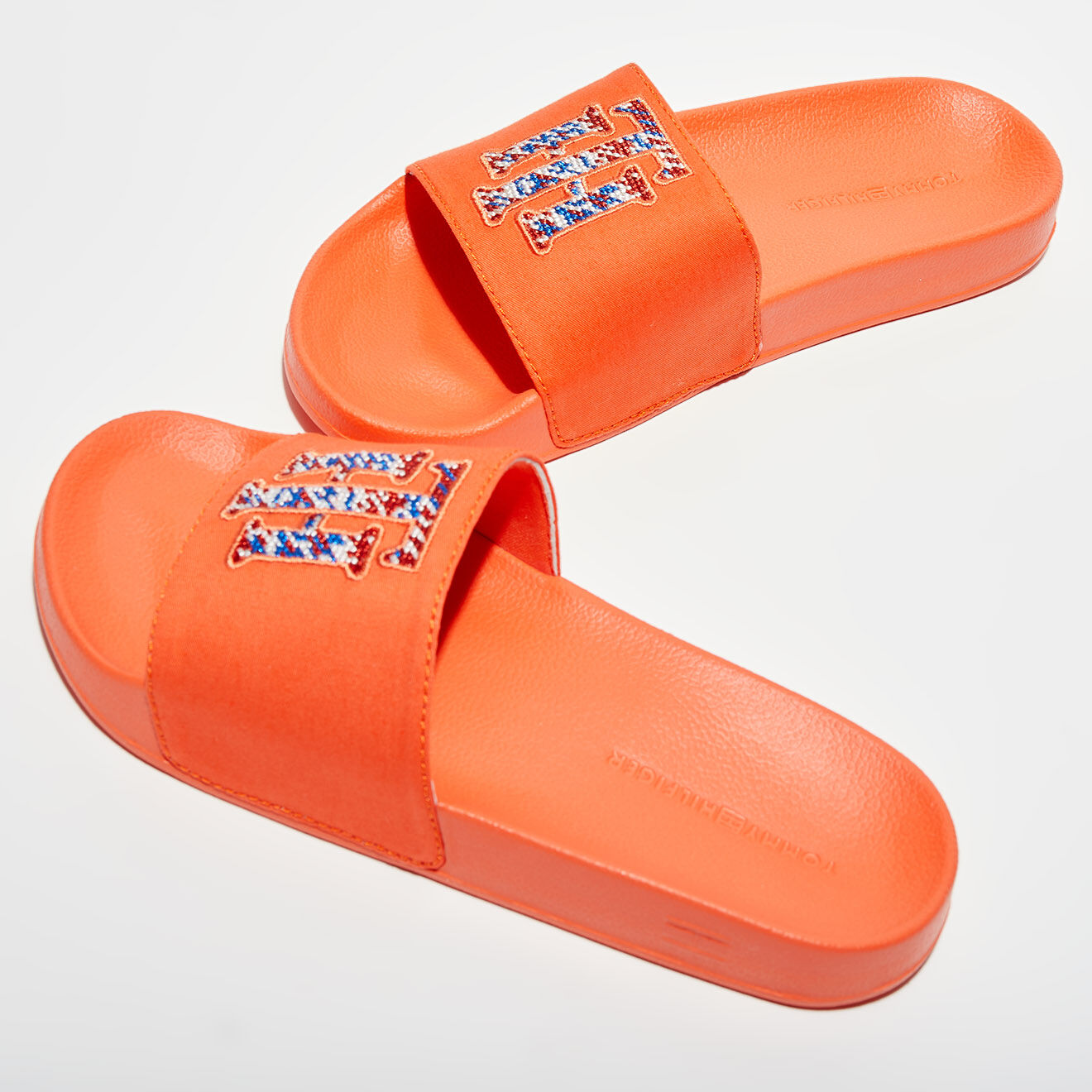 Tommy Hilfiger Claquettes Logo Pool orange