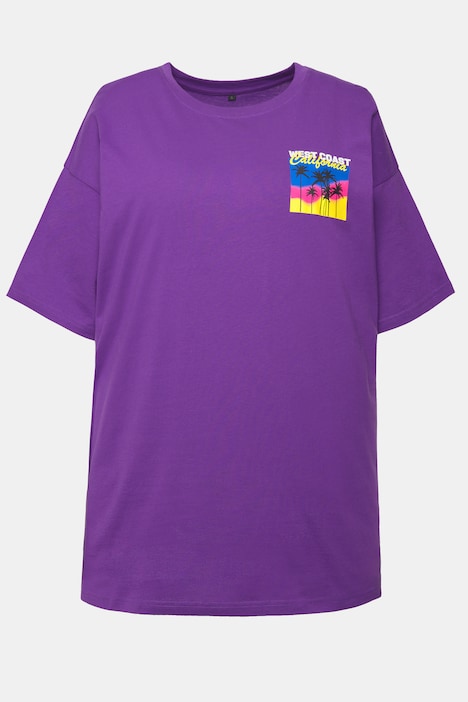 T-Shirt, Rundhals, Rücken California Print, Unisex