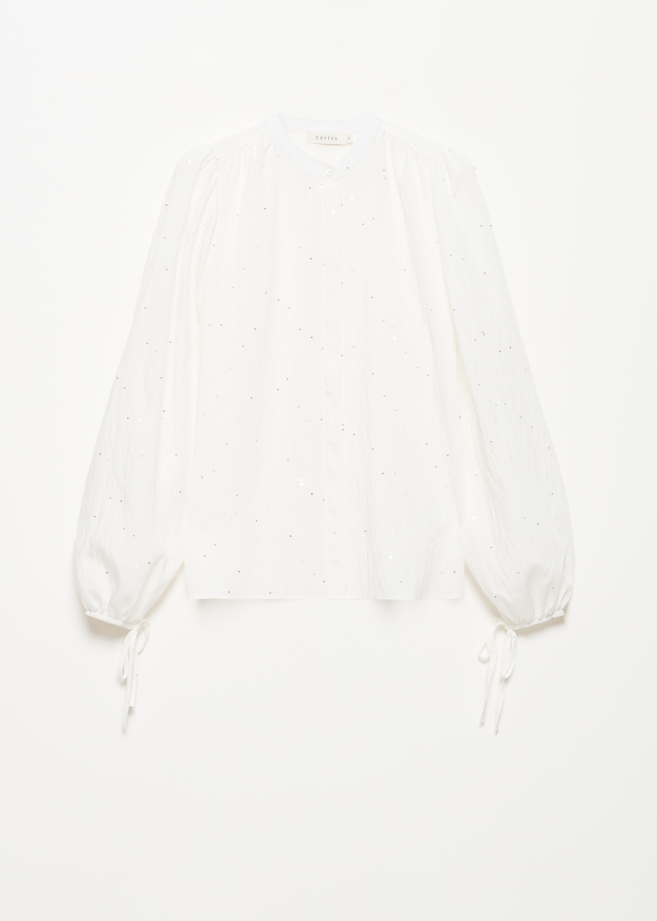 Blouse met balloon mouwen