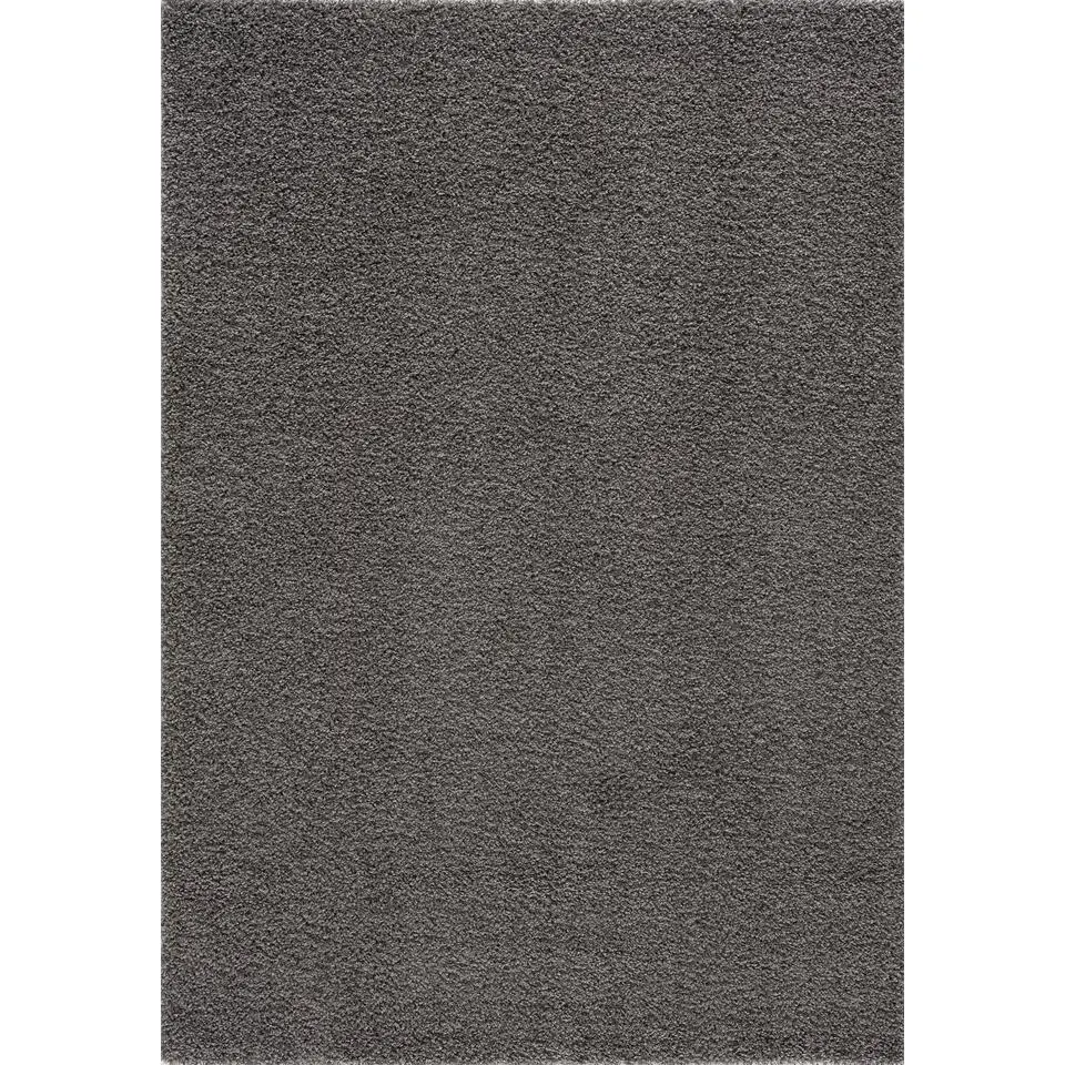 Loca Shaggy Vloerkleed Grijs Hoogpolig - 200x290 CM