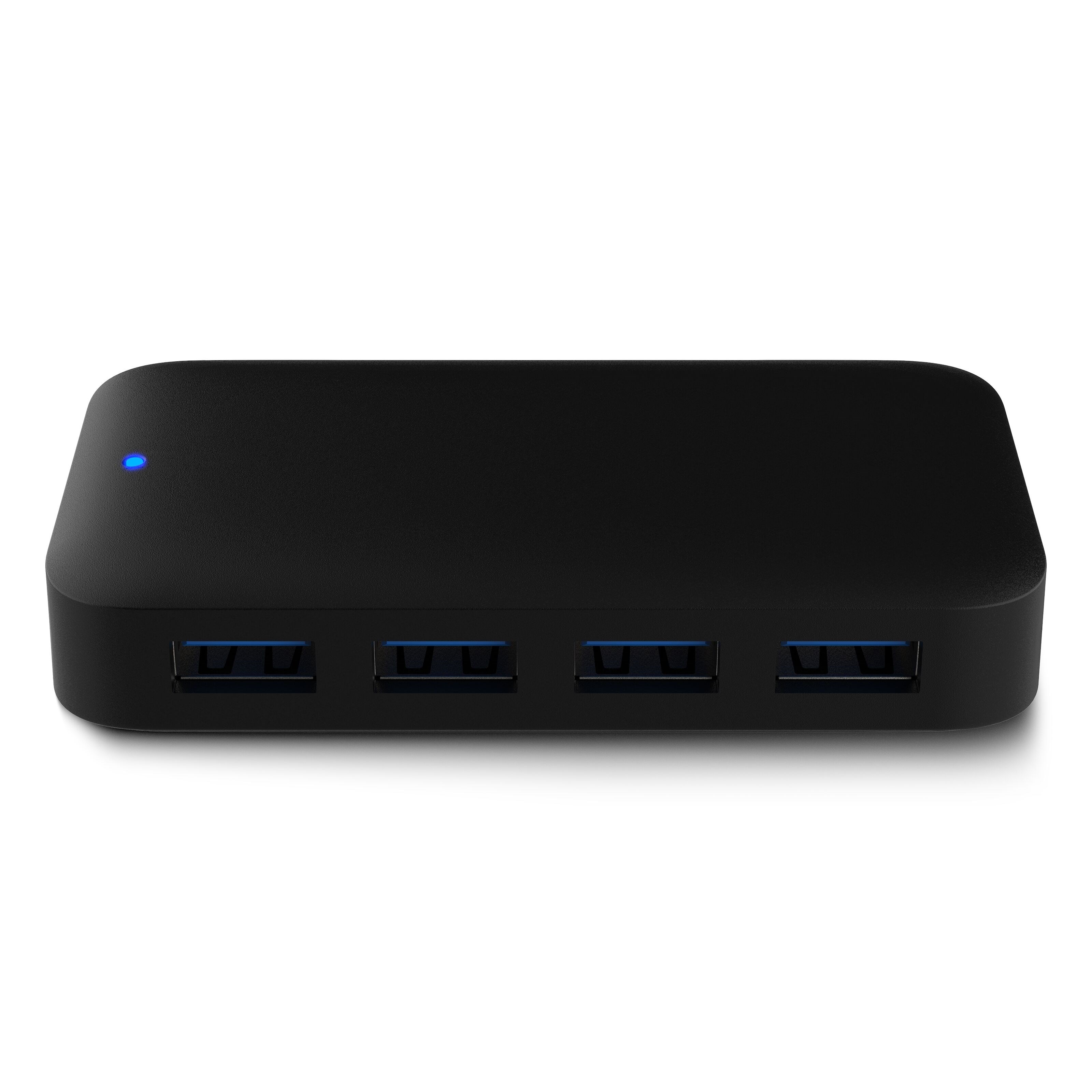 Plexgear USB 5 Gb/s-hub med strømforsyning, 4-veis