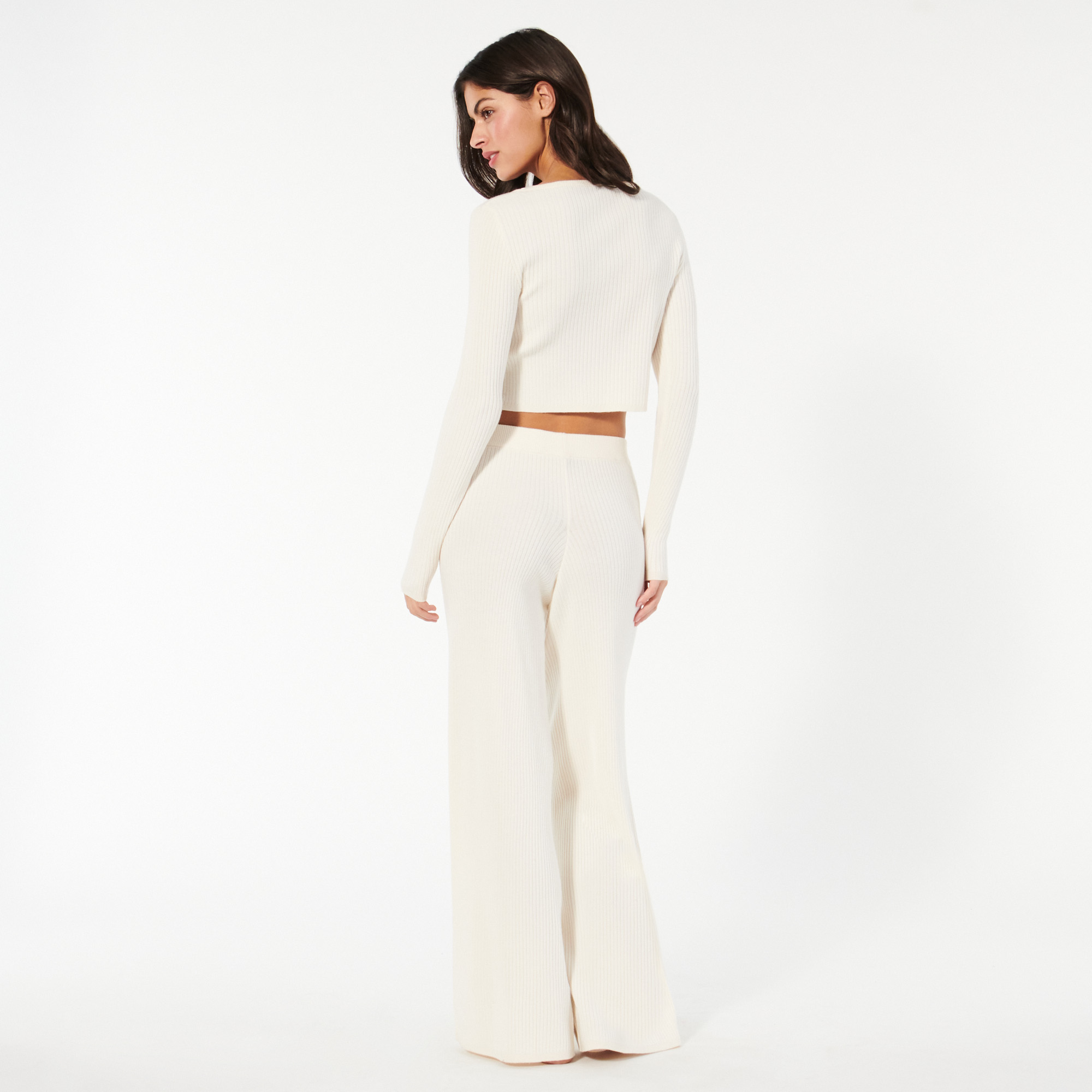 Cardigan court en maille
