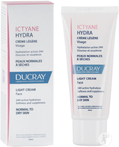 Ducray Ictyane Hydra Crème Légère Visage Tube 40ml