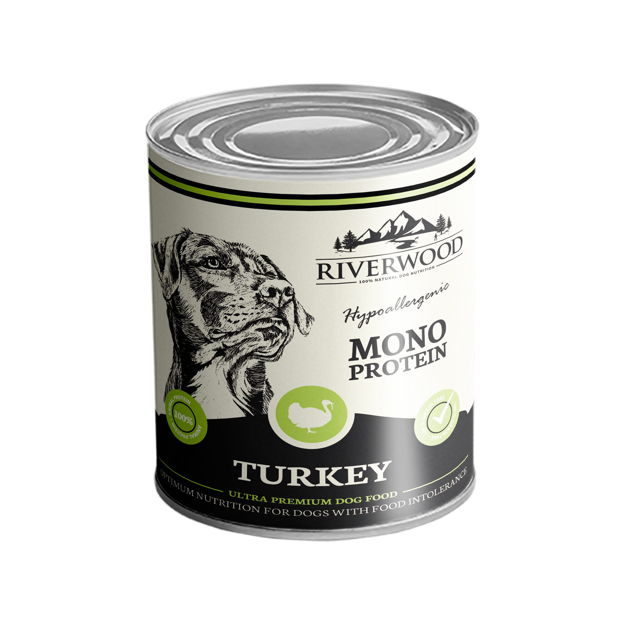 Riverwood Mono Proteïne Hondenvoer - Blik