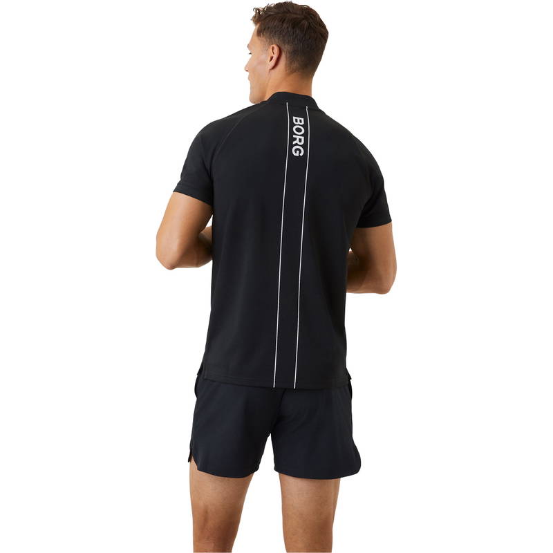 Björn Borg Ace Performance Zip Tennis Polo T-shirt Herre