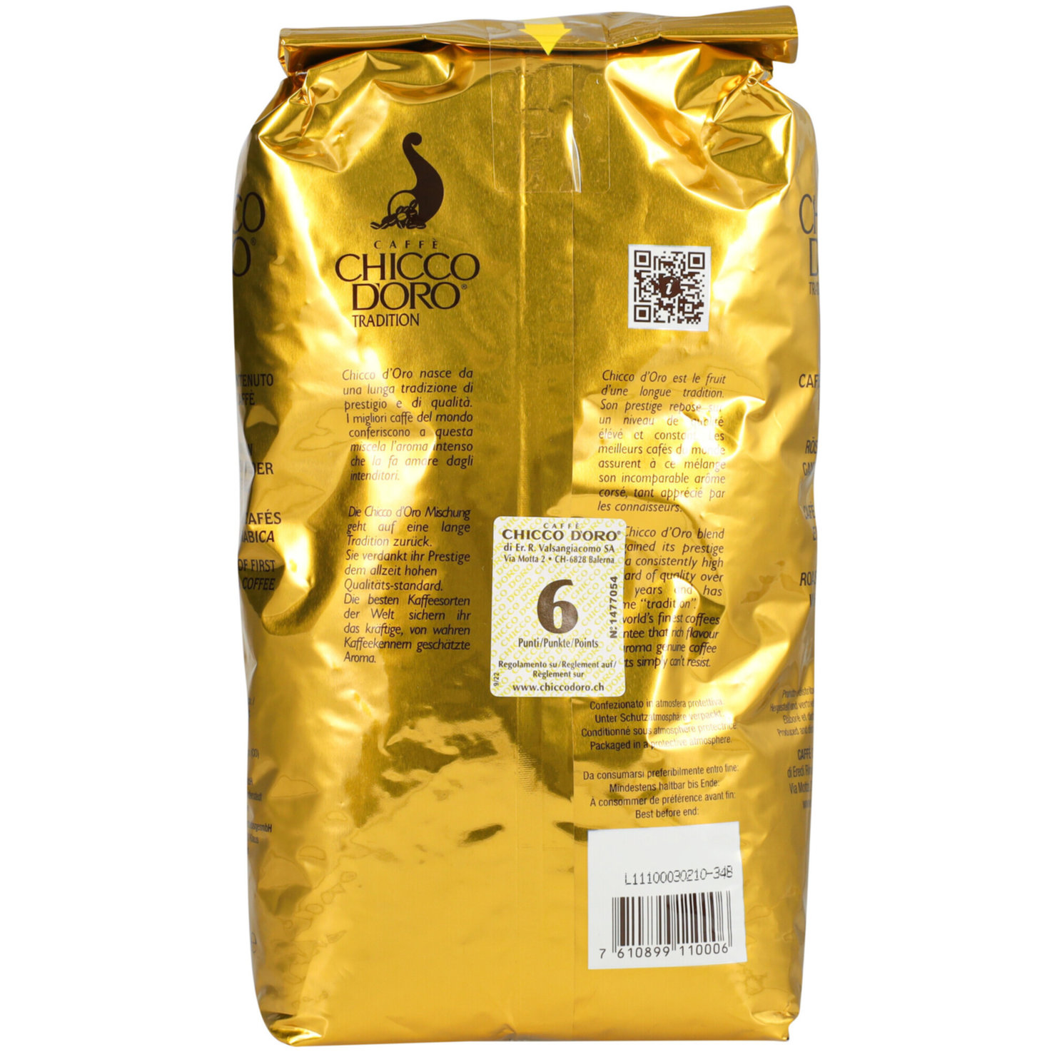 Chicco d'Oro Tradition Bohnenkaffee