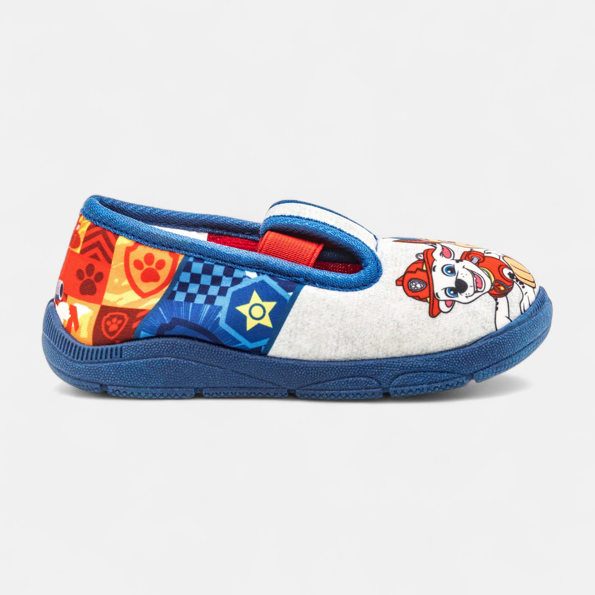 Pantoufles pieds sensibles Garçon bleu marine