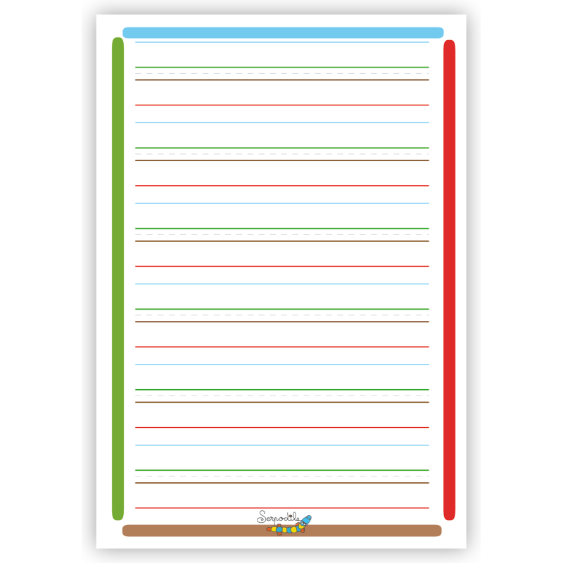Etui De Feulles Simples Oxford Serpodile Perforees 210X297 100P Ligne 5mm