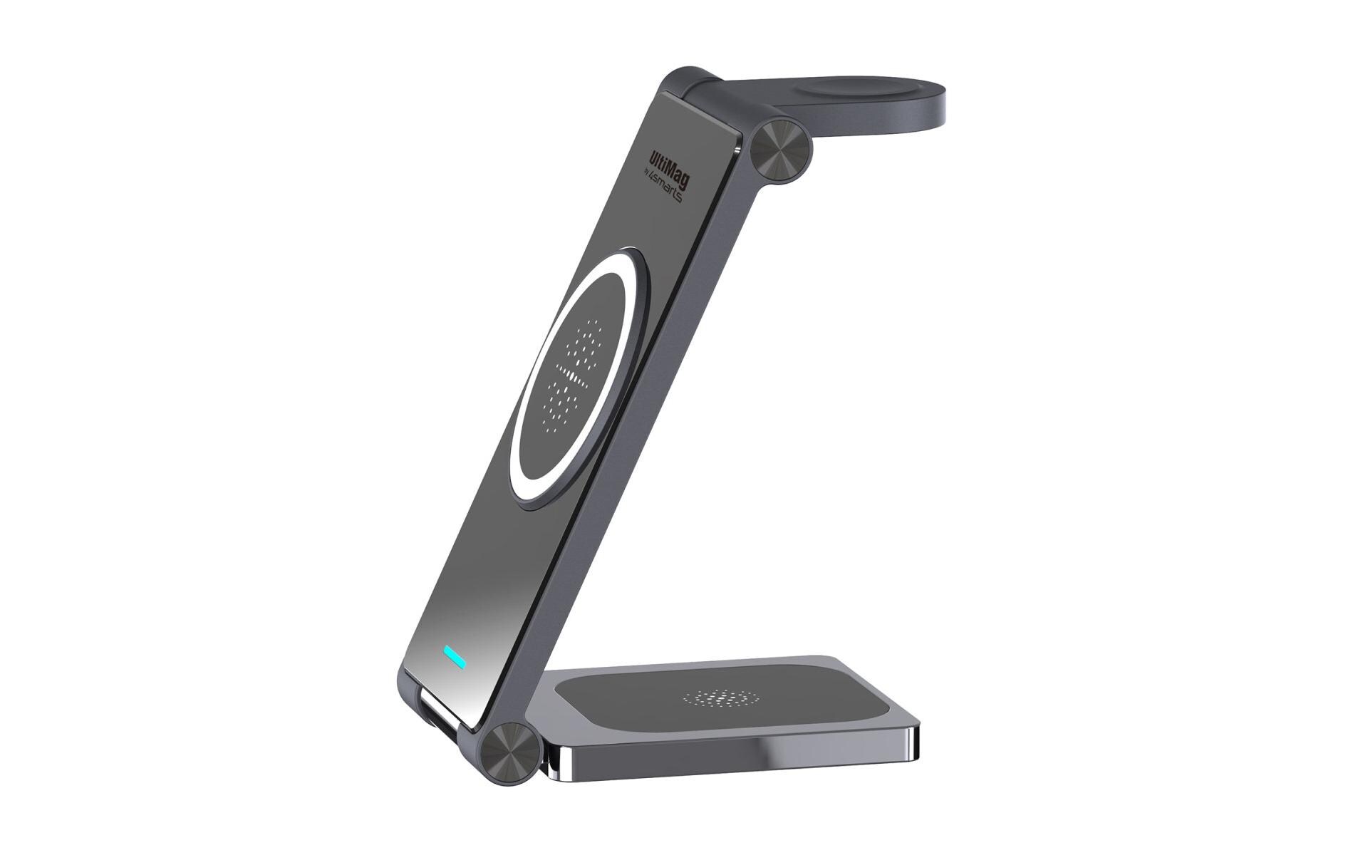 Wireless Charger UltiMag TrioFold 22.5W3-in-1 Ladestation mit kabelloser Lademöglichkeit von Qi-kompatiblen Geräten