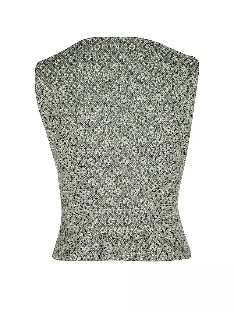 ROCKMACHERIN Trachten Gilet NANNI BACHMANN olive