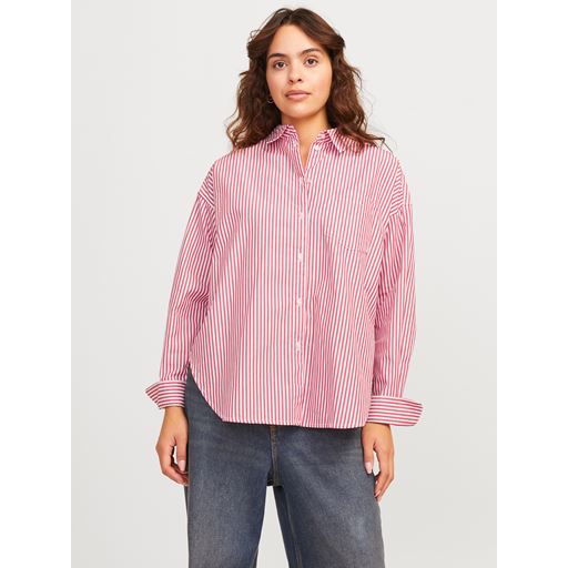 JJXX Jamie Skjorte, Salsa Stripe, XL