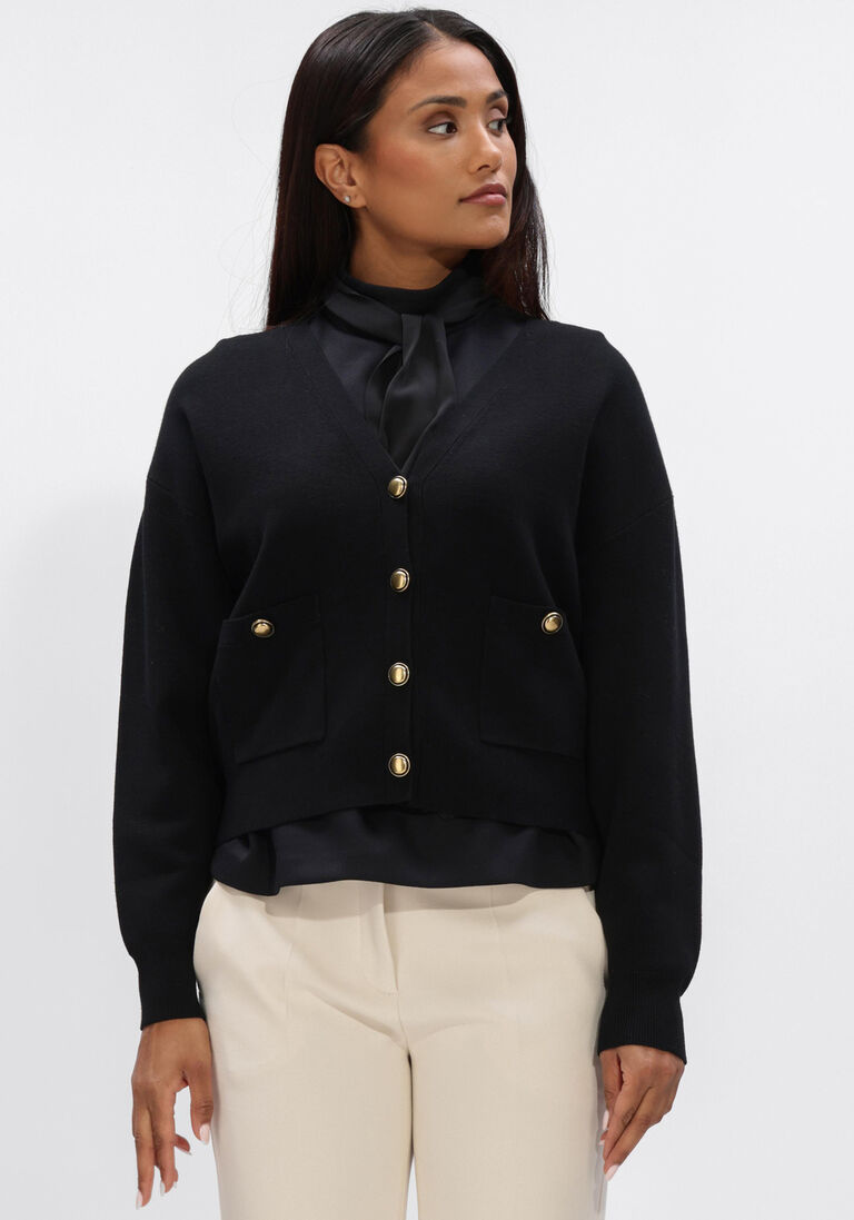 zwarte luisa cerano truien/vesten 438038/5094-00