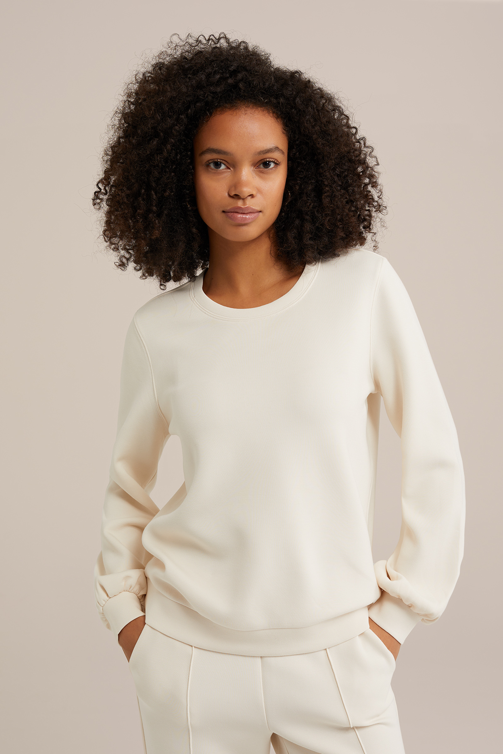 sweater WE Fashion Ecru