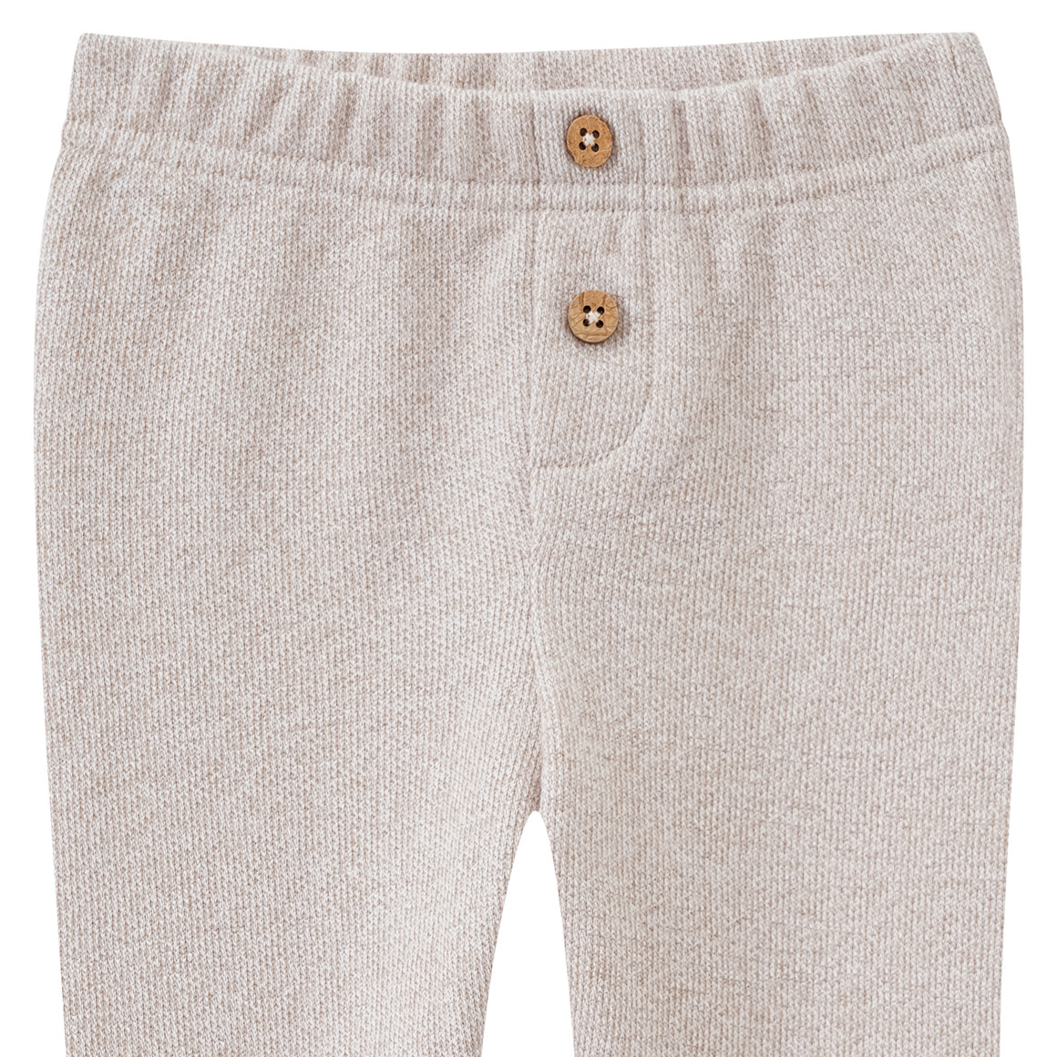 Topomini Baby Leggings aus Sweat hellbeige