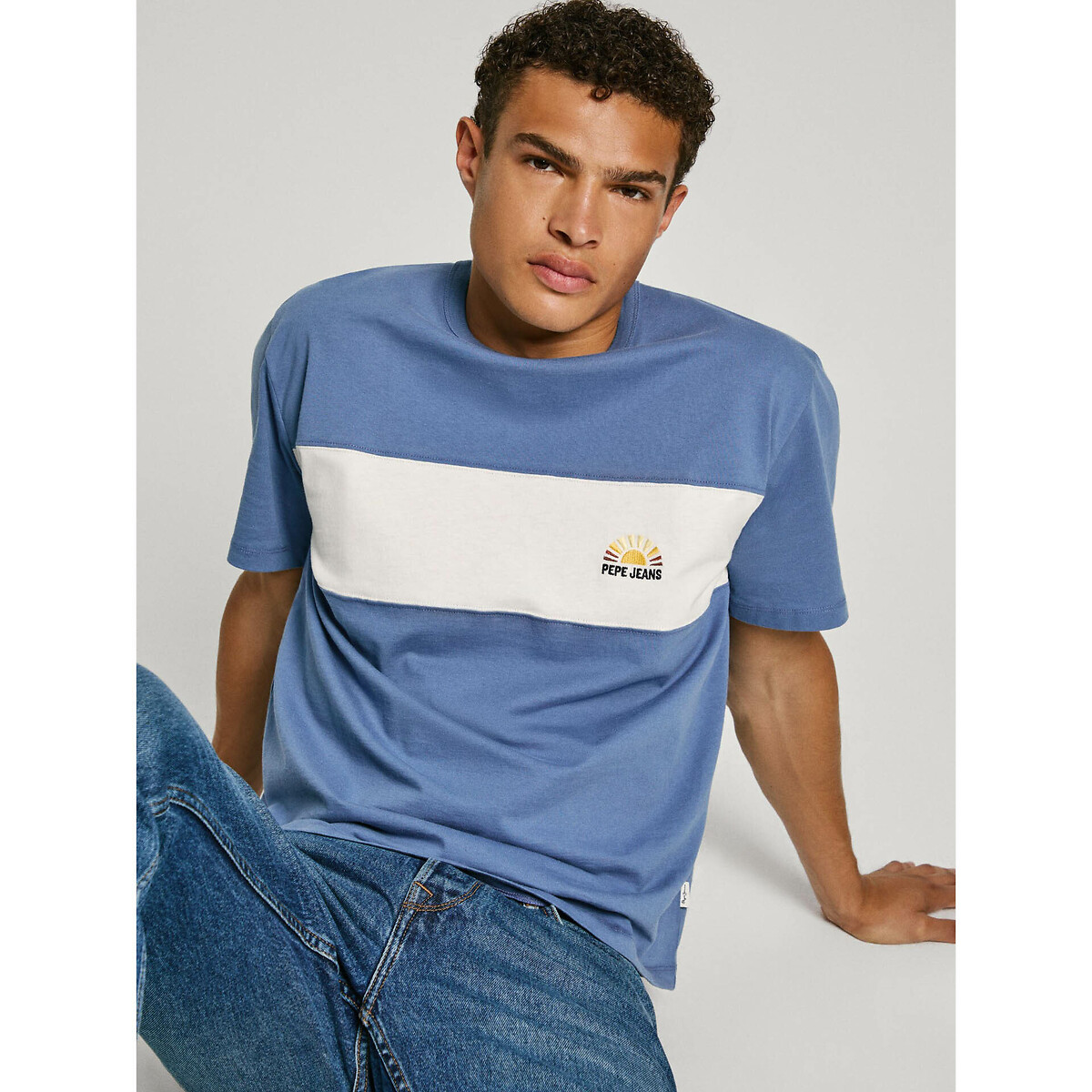 Camiseta PEPE JEANS com logotipo bordado