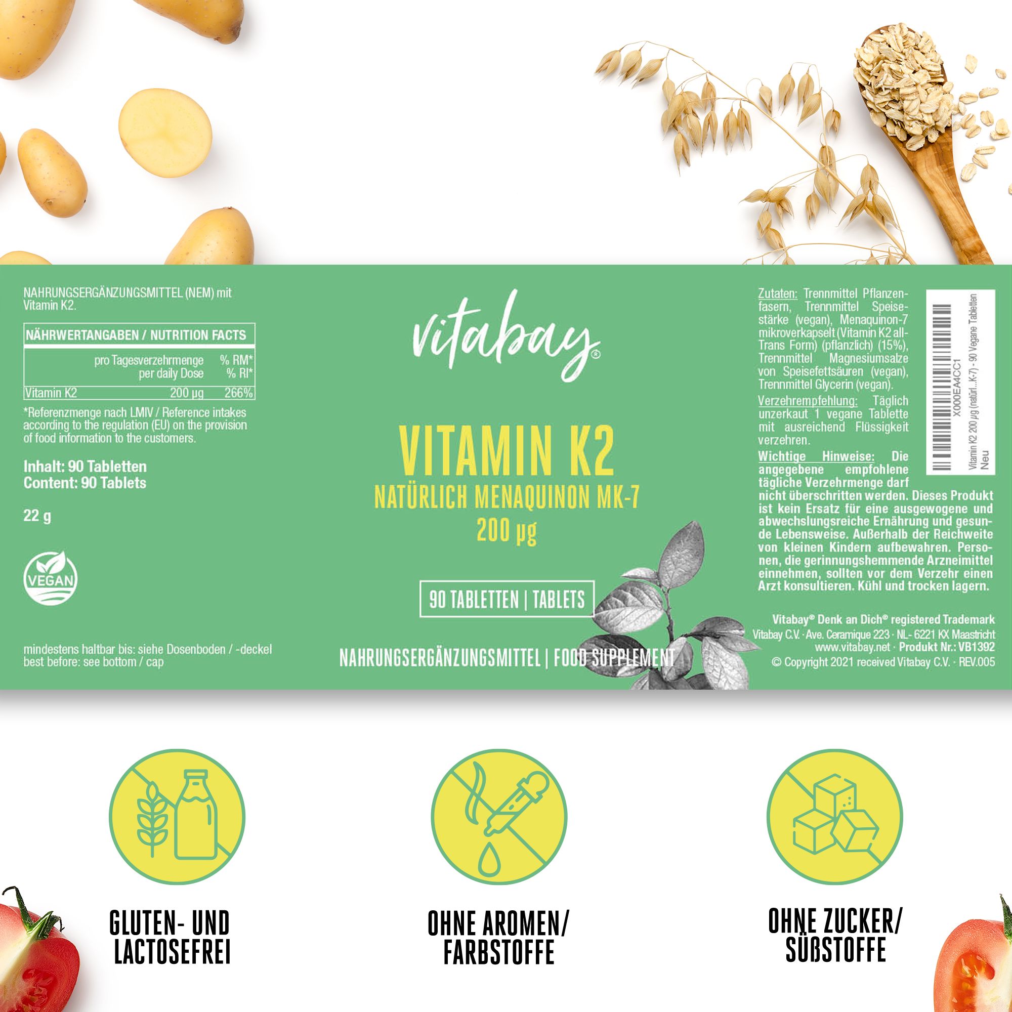 Vitabay Vitamin K2 200 µg
