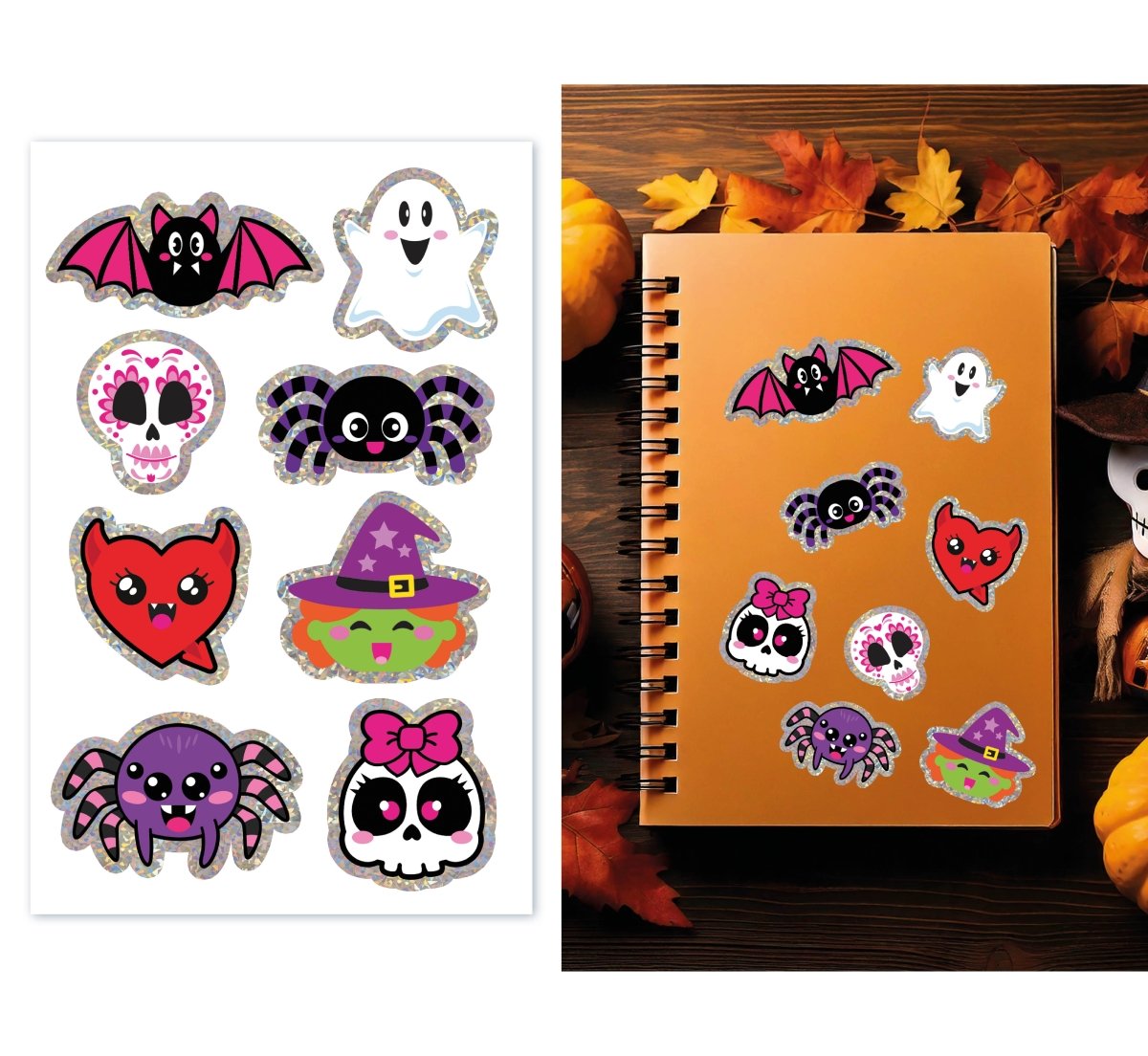 Halloween Stickers Spin