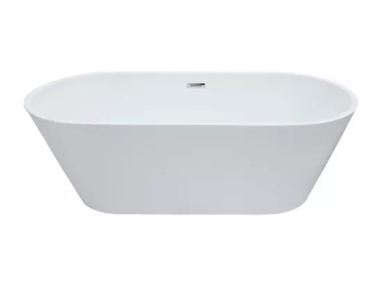 Baignoire îlot design ovale FINDLAY blanche 149 cm