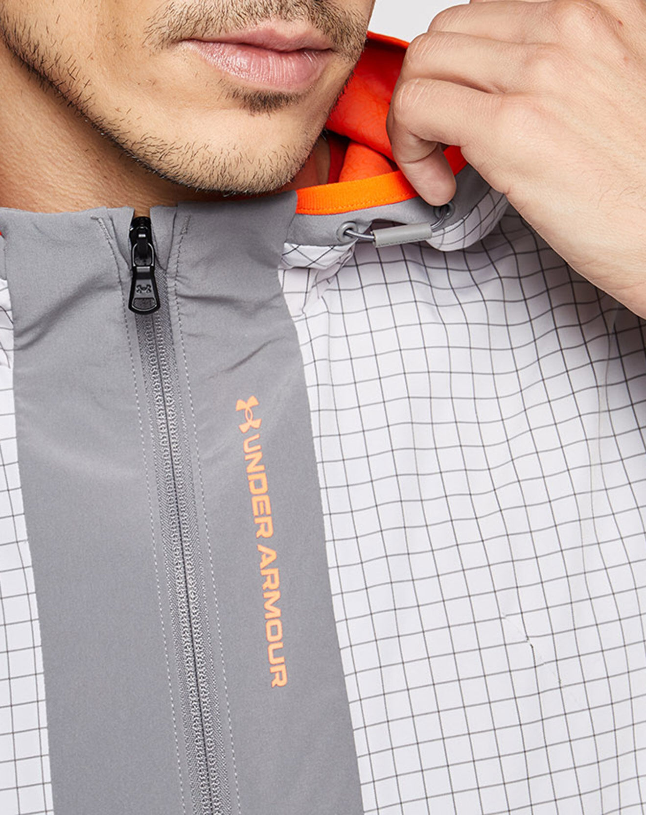Under Armour Coupe-vent technique tissé UA Rush™ Legacy gris