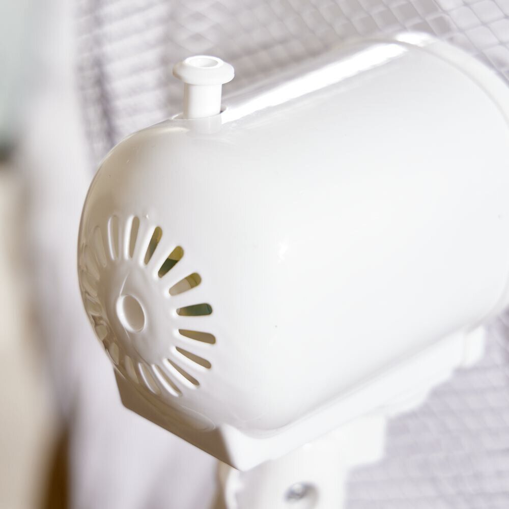 Ventilateur sur pied - 3 vitesses - 50W - blanc