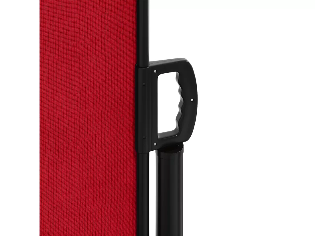 Auvent latéral rétractable rouge 160x1000 cm